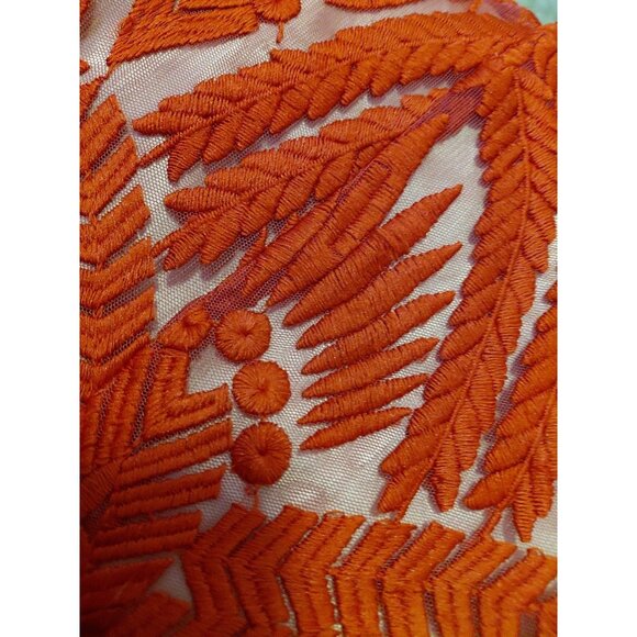 Bardot Alice Embroidered Lace Sheath Dress Sleeveless Holiday Red 10 - Picture 12 of 13